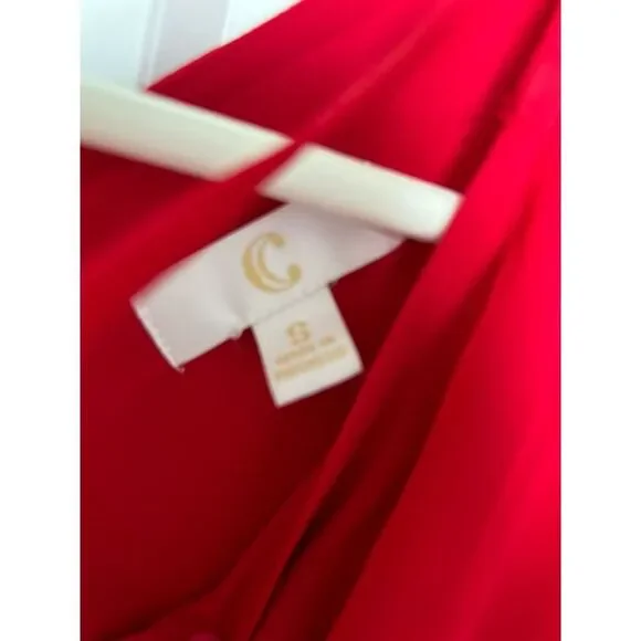 C Brand Tie Waist Flowy Rayon Dressy Romper Women's Size Small - Picture 3 of 8